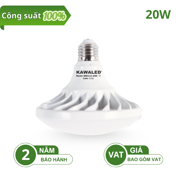 ĐÈN LED ĐĨA BAY UFO BND115-20W-T/V