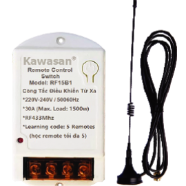 Công Tắc Điều Khiển Từ Xa 01 Kênh – Có Hẹn Giờ RF15BT2