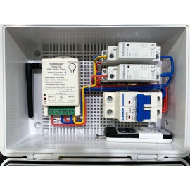 Tủ Điều Khiển Từ Xa 2 Kênh Công Suất Cao 3HP RF2K -RM4B 25A